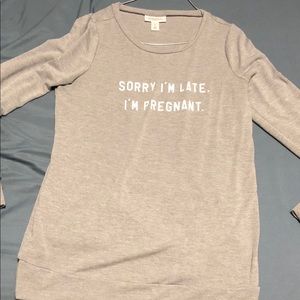 Motherhood Maternity long sleeve shirt